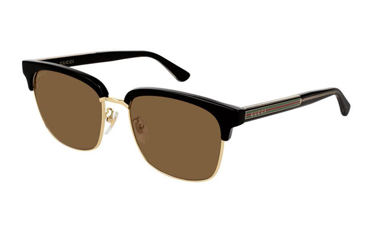 GUCCI GUCCI Eyewear Tinted Square Frame Sunglasses