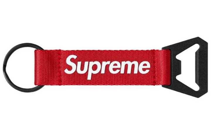 Supreme Supreme Bottle Opener Webbing Keychain
