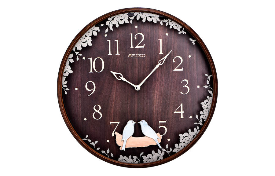 SEIKO SEIKO Quartz Movement Polyester Plastic Shell Wall Clock Unisex White QXC237B