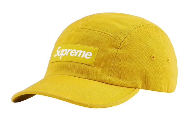 Supreme Supreme Washed Chino Twill Camp Cap FW21