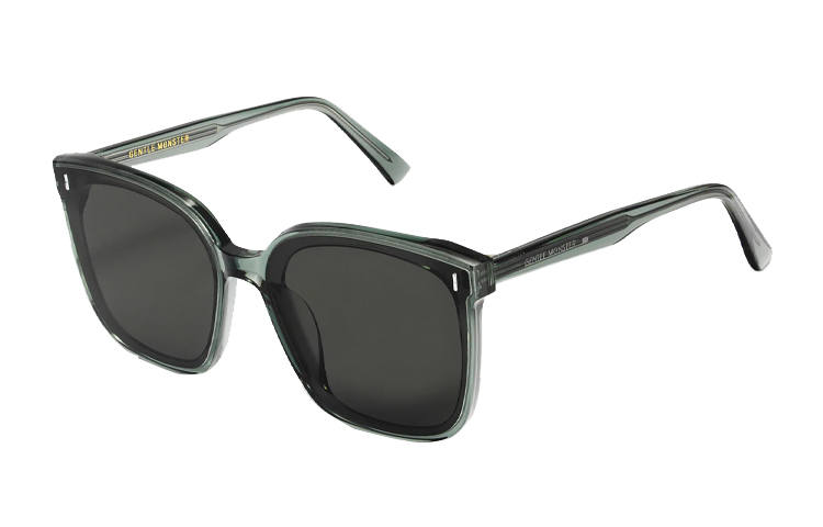 GENTLE MONSTER Square Sunglasses Unisex Gray Green