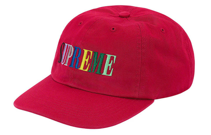 Supreme Supreme Multi Color Logo 6 Panel