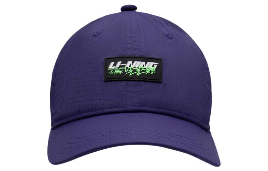 Li-Ning Li Ning Sports Life Collection Baseball Caps Grade School Dark Purple Blue