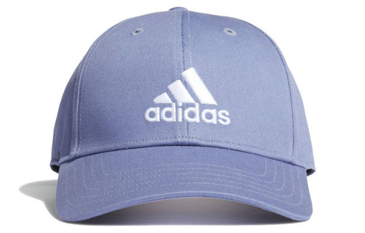 Adidas adidas Embroidered Cotton Sports Baseball Cap Purple