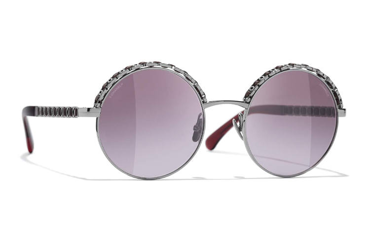 CHANEL Chanel 1986-1988 round-frame sunglasses