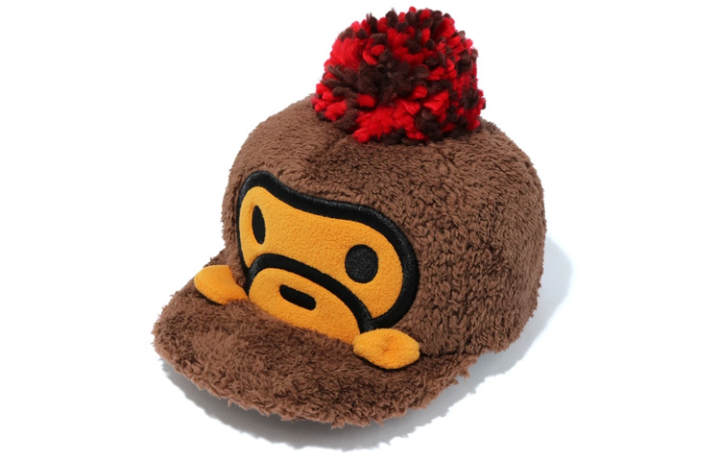 A BATHING APE A BATHING APE Baseball Caps Kids Brown