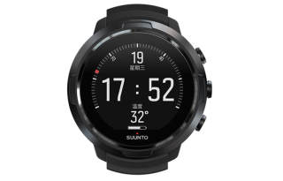 SUUNTO D5 All Black, Diving Computers Watch Smart Watches Bluetooth Connection Unisex