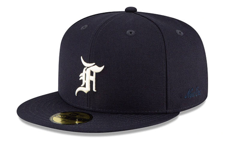 Fear Of God Essentials Baseball Caps Unisex Navy Blue