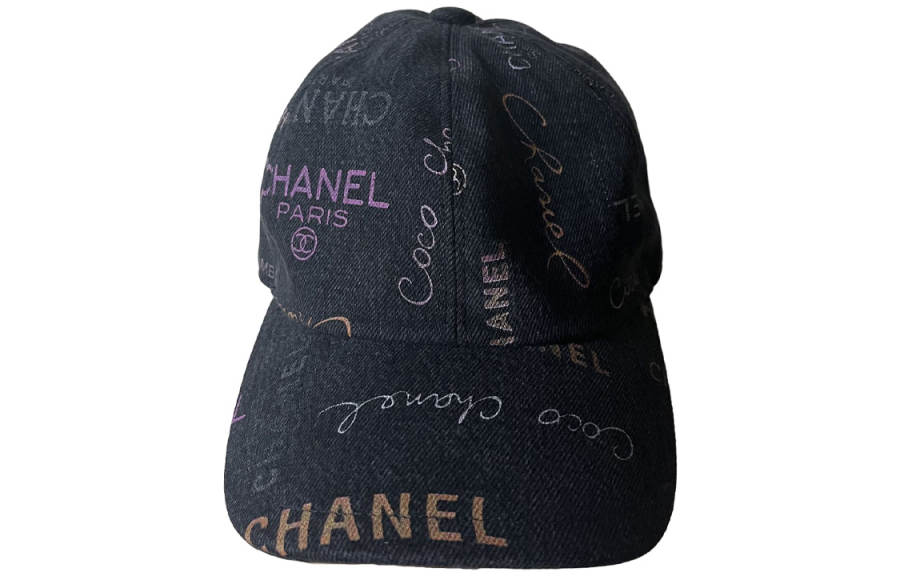 CHANEL CHANEL Pre Owned 1986 1988 Denim Cap
