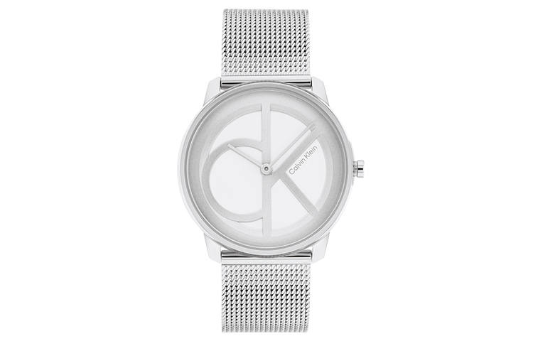 CALVIN KLEIN Wrist Watches Quartz Movement Stainless Steel Strap 35mm White Dial Women's Watch