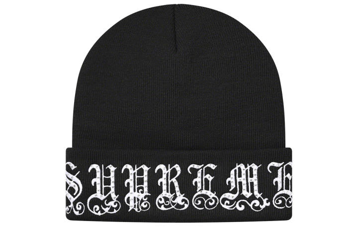 Supreme Supreme Old English Rhinestone Beanie