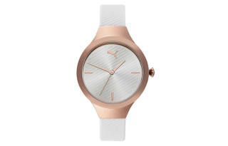 PUMA Wrist Watches Quartz Movement Silicone Strap White Dial Women's Watch