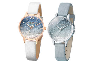 OLIVIA·BURTON Ocean Series Wrist Watches Quartz Movement Leather Strap Blue Dial Women's Watch