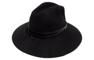 Golden Goose Curved Wide Brim Fedora Hat