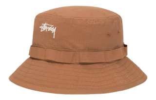Stussy Strap Cotton Nylon Bucket Hats Unisex