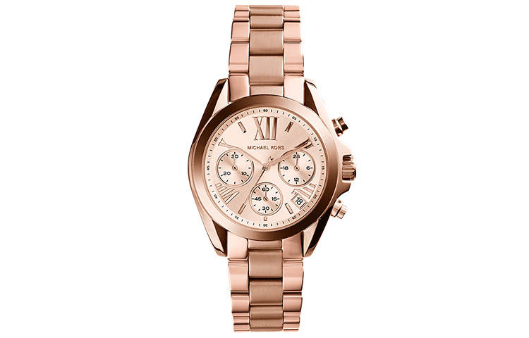 MICHAEL KORS Wrist Watches Quartz Movement Stainless Steel Strap Gold Dial Women's Watch MK5799