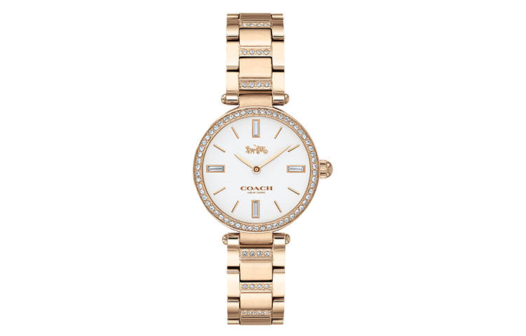 COACH PARK European/US Watches Quartz Movement Steel Strap White Dial Women's Watch