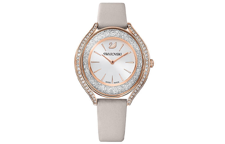 Swarovski Crystalline Aura Wrist Watches Quartz Movement Silver Dial Women's Watch