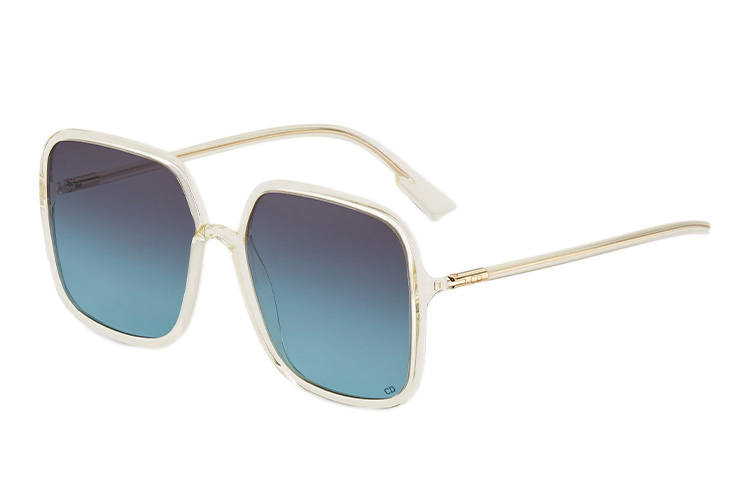 DIOR DIOR Sunglasses Men's Gray Blue Gradient