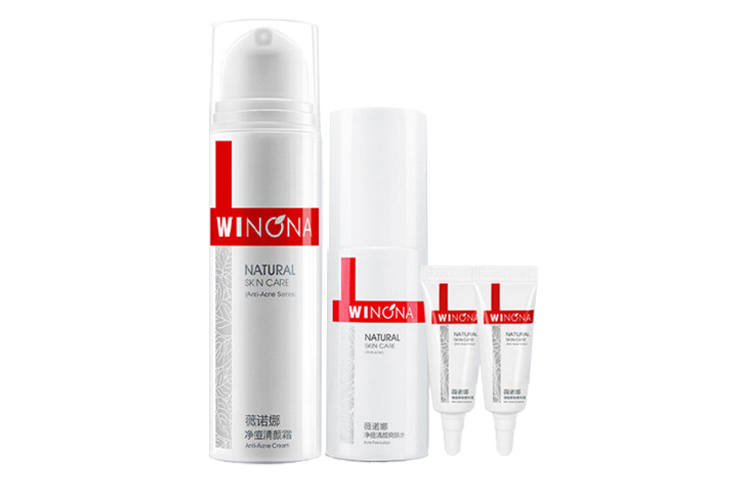 Winona Purifying Acne Fighting Cream Skincare Sets Soothing Hydrating 30ml+50g+2g*2/30ml+50g+2g*3