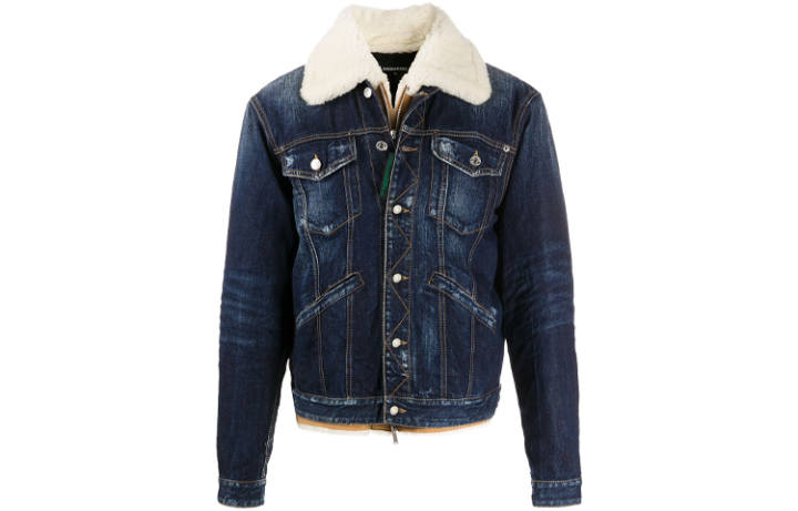 DSQUARED 2 DSQUARED2 Aviator Denim Jacket