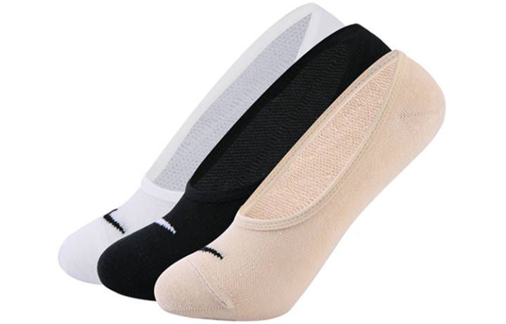 Nike Nike No Show Socks Women's Black White Gray