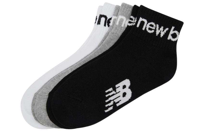 New Balance New Balance Ankle Socks Women's 3 Pack Black/White/Gray