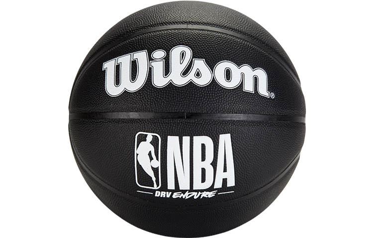 Wilson Wilson NBA Pu Basketball Black White Size 7 Ball Training