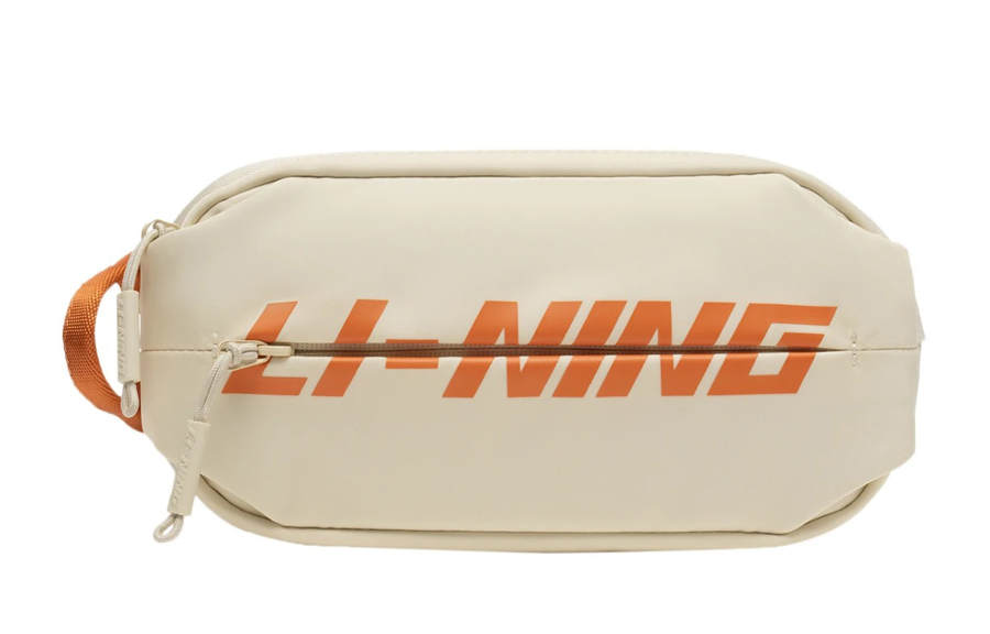 Li-Ning Li Ning Fabric Sling Bag Unisex Mist White