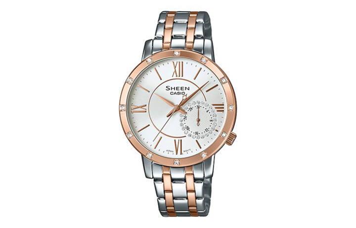 CASIO CASIO Women's SHEEN Silver Watch SHE-3046SGP-7A