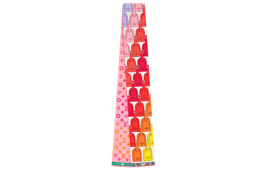 LOUIS VUITTON Bandeau Silk Scarf Women's Multicolor