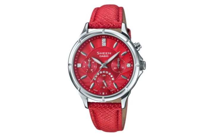 CASIO CASIO Women's SHEEN Red Watch SHE-3047L-4A