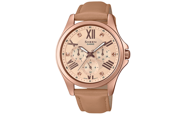 CASIO CASIO Women's SHEEN Gold Watch SHE-3806GL-9A