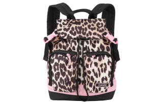 GANNI Recycled Polyester Backpack Women's Brown