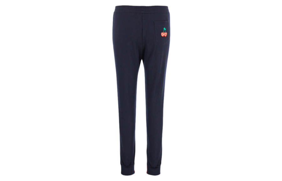 GUCCI Knitted Sweatpants Women's Dark Blue