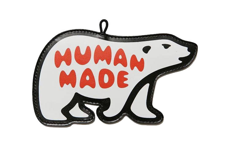 HUMAN MADE Cow Leather Card Holder Regular Women's White