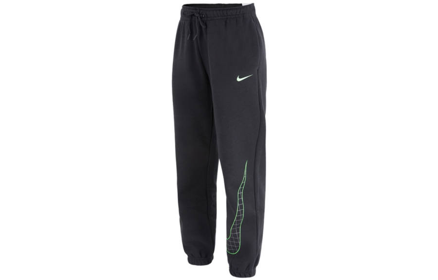 Nike Nike Knitted Sweatpants Women's Black Moderate Straight Fit Pants
