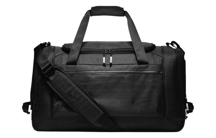 Nike Nike Polyester Luggage Bag, Travel Bag, Gym Bag, Yoga Bag, Sports Bag Unisex Black