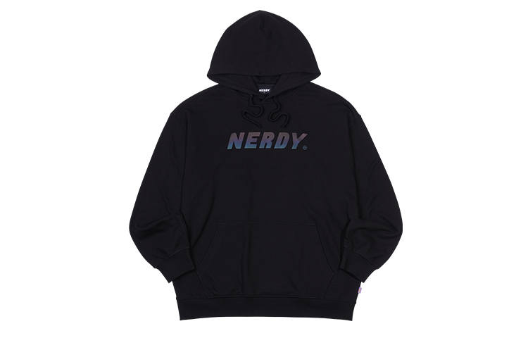 Nerdy Sweatshirts Unisex Black Hooded Moderate