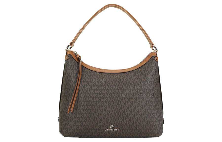 MICHAEL KORS Canvas One Shoulder Handbag Women's Brown/Acorn