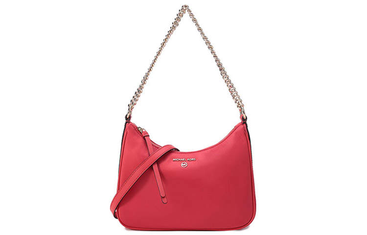 MICHAEL KORS Jet Set Charm Fabric One Shoulder Handbag Women's Spanish Fruit Wine