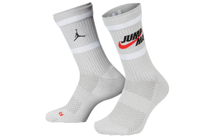 Jordan Jordan Knee High Socks All Unisex Gray Couple's