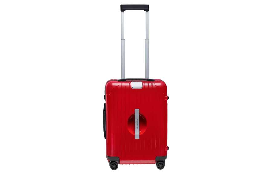 RIMOWA Porsche, Collaboration Limited Edition Polycarbonate Suitcase Luggage 20 Inch Unisex Red