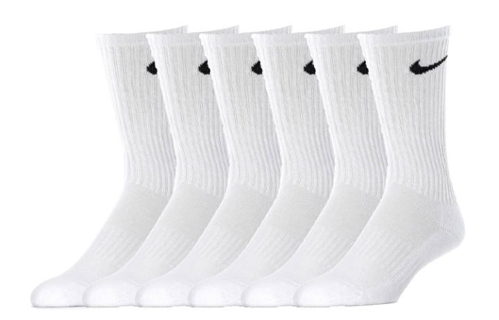 Nike Nike Knee High Socks Unisex 6 Pack White Couple's
