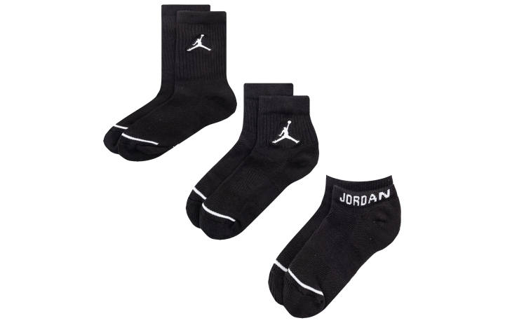 Jordan Jordan Sports Ankle Socks Men's 3 Pack Black