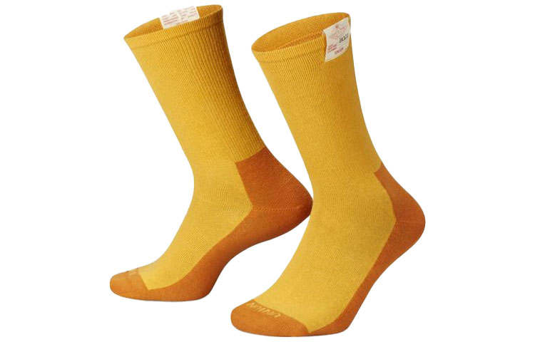 Jordan Jordan X Union Socks Sport Gold/Sunset/Habanero Red