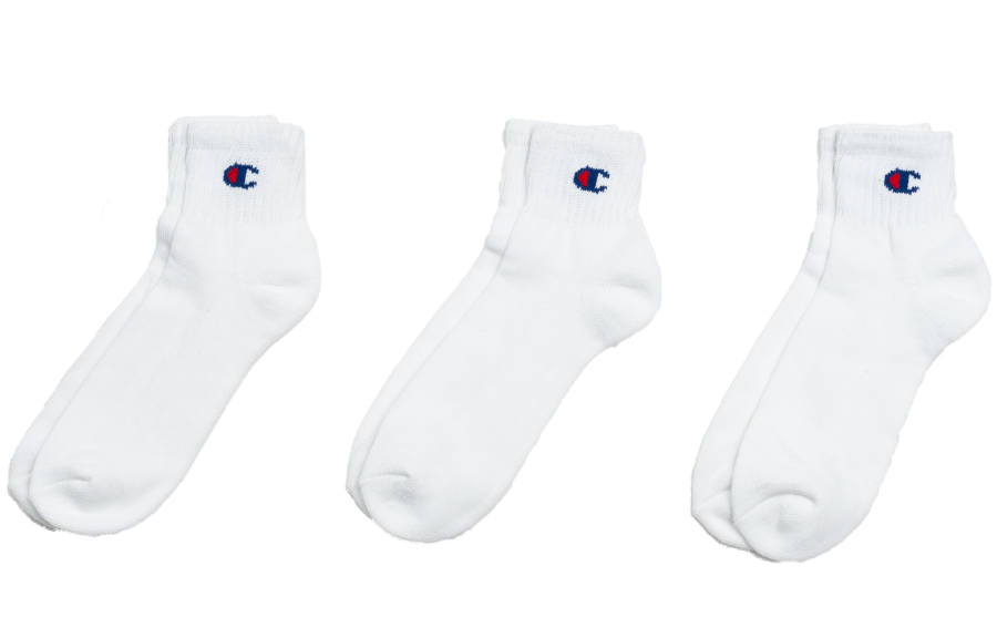 Champion Champion Crew Socks Japan Version Unisex 3 Pack