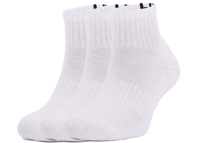 Under Armour Under Armour Ankle Socks Unisex 3 Pack White
