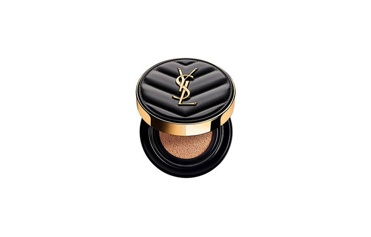 SAINT LAURENT Black Leather Air Cushion Trial Pack Sample Version Natural Brightening Skin Tone