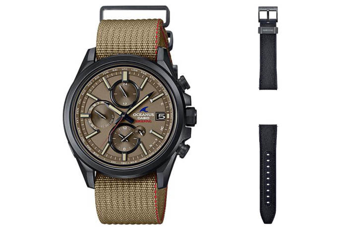 CASIO CASIO Men OCEANUS 42.8mm Coffee Watch